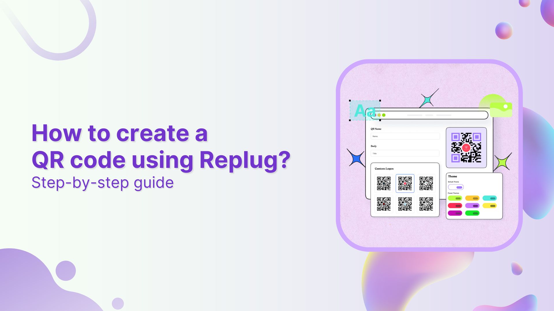 How to create a QR code using Replug?