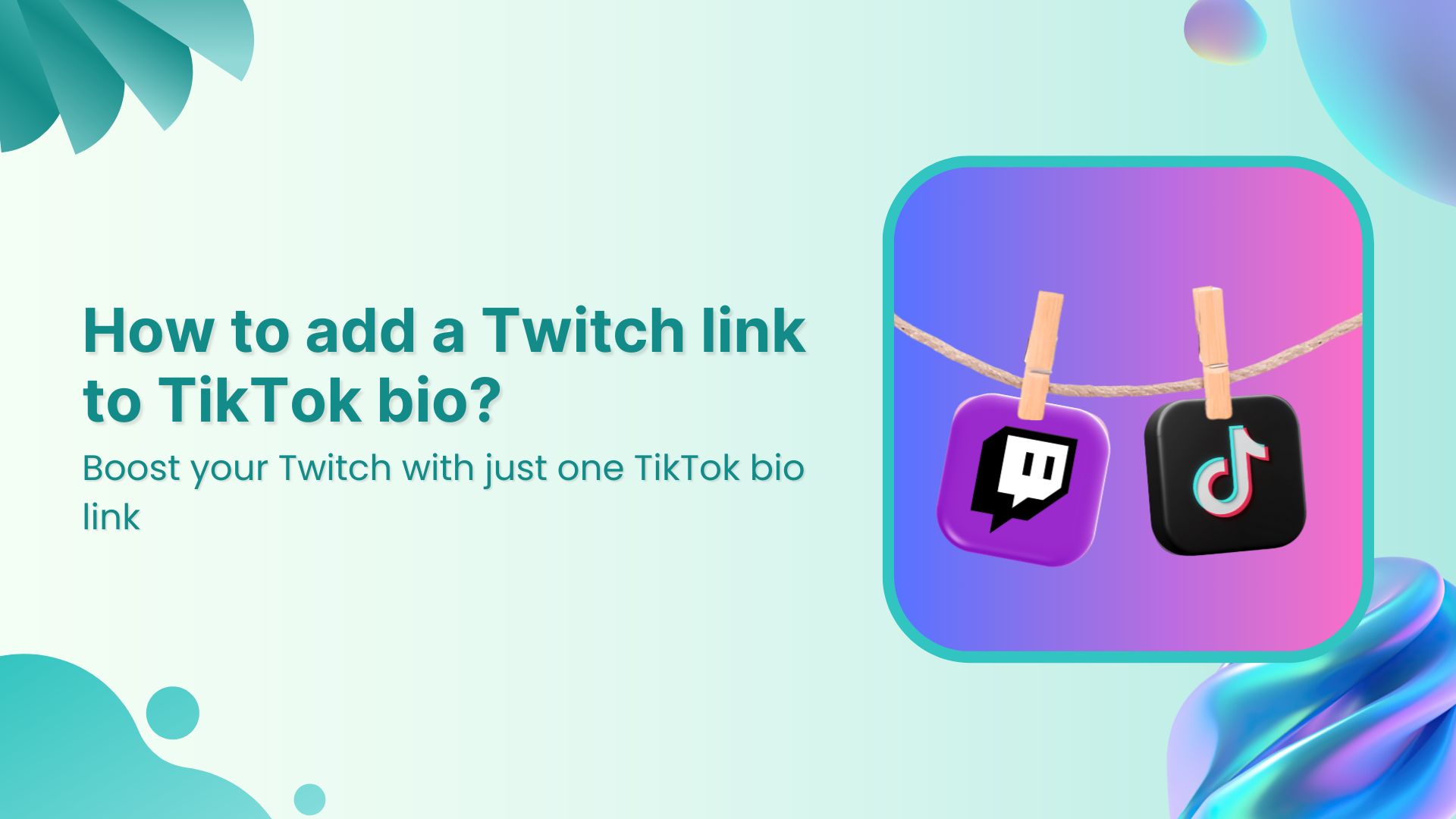 How to add your Twitch link to TikTok (the right way)