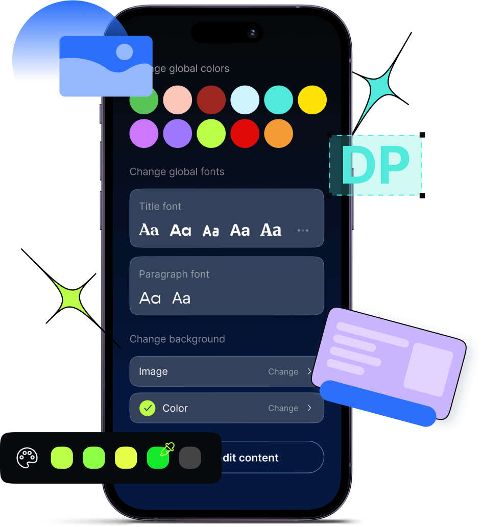 Keep your profile clean and organized